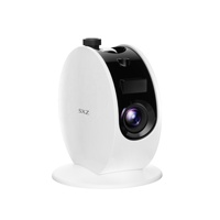 Mini projecteur LED USB avec applications intégrées, système Android 14, 260 ANSI, WiFi, vidéo, veilleuse, étoile de Noël, lampe d'ambiance pour plafond
