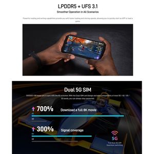 Teléfono Resistente <span class=keywords><strong>DOOGEE</strong></span> <span class=keywords><strong>V30</strong></span> <span class=keywords><strong>5G</strong></span>, IP68/IP69K Resistente al Agua, Cámara de 108MP con Visión Nocturna - Product Image 5