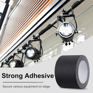 Anti-reflectante Gaffer cinta de tela Matt tela muestras gratis negro de goma impermeable Fita Pro Gaff cinta adhesiva - Product Image 4