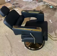 Toptan Metal Çerçeveli Salon Mobilyaları Şekillendirici Ağır Hizmet Tipi Kuaför Koltuğu Lüks Berber Dükkanı Berber Koltuğu
