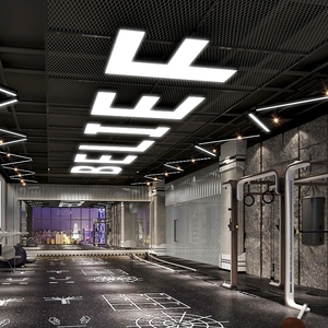 Đèn chữ LED tùy chỉnh, đèn trần cho tiệm cắt tóc, phòng khiêu vũ, trung tâm thương mại, đèn trang trí hình dạng đặc biệt - Product Image 6