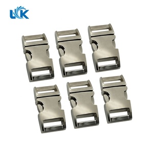 Dây Đai Vải <span class=keywords><strong>5</strong></span>/<span class=keywords><strong>8</strong></span> "Hợp Kim Kẽm Kim Loại Cong Cong Bên Phát Hành Nhanh Khóa 15Mm Khóa Cổ Chó - Product Image 3