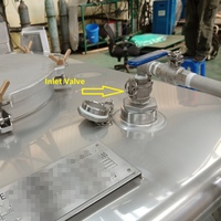 Nouveau conteneur IBC en acier inoxydable SUS316L de 1000 L avec valve de respiration pour liquides inflammables et mousseux