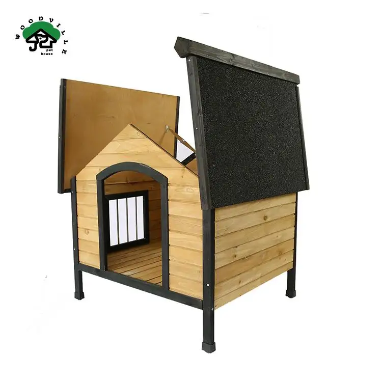 Promotional OEM Golden Supplier Dog House In Pine Wood