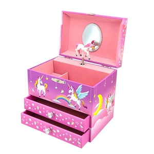 Caja Musical <span class=keywords><strong>para</strong></span> Joyas Jakos con 2 Cajones y Canción - Regalo <span class=keywords><strong>para</strong></span> Cumpleaños, <span class=keywords><strong>Navidad</strong></span> y Festividades <span class=keywords><strong>para</strong></span> Niñas - Product Image 1