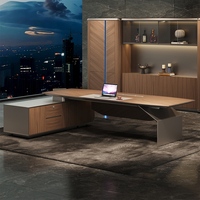 Meubles de bureau modernes de luxe sur mesure, design tendance, bureau de direction moderne, table de travail, Escritorios De Oficina