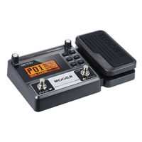 Pédale de Guitare Multi-Effets MOOER GE100 Processeur Multi-Effets pour Guitare Électrique avec Pédale d'Expression, Boucle, Machine à Rythmes et Accordeur