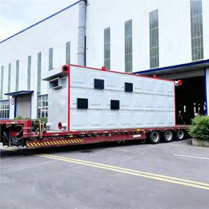 דוד שמן תרמי אופקי YLW - מבער רב-דלק לקש חקלאי/פחם/כדורי ביומסה - Product Image 6