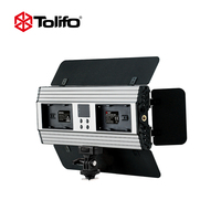 Tolifo Portable PT-30B PRO II 30w Ultra Fin Dimmable Studio Photo Vidéo Caméra Panneau LED Lumière Vidéo avec Porte-Barn