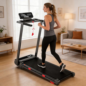 Tapis roulant électrique YUNPAO, nouveau modèle, vitesse 12 km/h, capacité 120 kg, inclinaison automatique 0-15 %, porte-gobelet, vente directe d'usine à prix avantageux, pour la salle de sport et la <span class=keywords><strong>maison</strong></span>. - Product Image 1