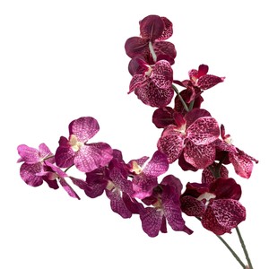 Orchidées artificielles Secret Garden Vanda, décorations de mariage, arrangements floraux en tissu de soie de haute qualité - Product Image 1