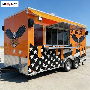 Camions de restauration rapide mobiles entièrement équipés en acier inoxydable et aluminium 2026 pour la vente aux États-Unis - Product Image 2