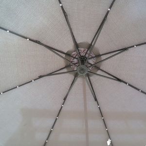 El mejor fabricante, muebles de exterior, jardín, <span class=keywords><strong>patio</strong></span> grande, sombrilla solar con luces solares - Product Image 3