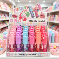 24 Pièces/Boîtes Huile Repulpante Lèvres Magique à Succès, Étiquette Privée, Brillance Beauté, Tubes d'Emballage Brillant à Lèvres Sheglam Maquillage
