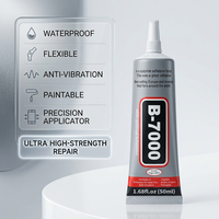 Vente directe usine – Adhésif liquide transparent éco-responsable à forte adhérence pour le travail du bois et l'emballage (15 ml, 50 ml, 110 ml)