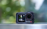 Kamera Olahraga Bekas Action 5 Standard Edition 4K HD Stabilisasi Layar Ganda Kamera Vlog