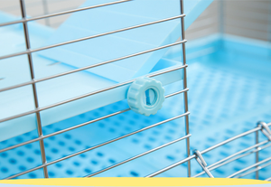 Büyük çift çekmece tavşan kafesi çift çekmece sızdırmaz tasarım iki katlı chinchilla groundrabbit tavşan kafesi pet ürünleri - Product Image 4