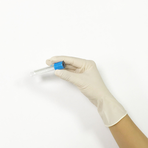 ถุงมือยางลาเท็กซ์แบบใช้แล้วทิ้ง สีขาวเรียบ ไม่มีแป้ง หนา 5 มิล สำหรับใช้งานทั่วไป ผลิตในมาเลเซีย - Product Image 6