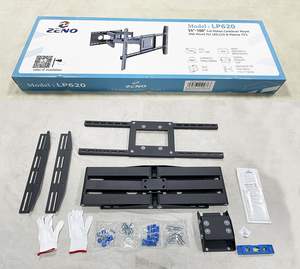 <span class=keywords><strong>Support</strong></span> <span class=keywords><strong>mural</strong></span> <span class=keywords><strong>TV</strong></span> <span class=keywords><strong>articulé</strong></span> Zeno pour écrans 55-100 pouces Charge 95KG Pivotant à 120 ° et extension 115-713mm VESA 200x200-800x600mm - Product Image 1