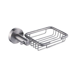 Jabonera Moderna de Acero Inoxidable para Montar en la Pared, Acabado Latón, Prevención de Corrosión, Cesta para Jabón de Baño para Hoteles - Product Image 1