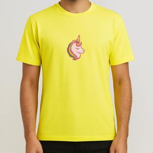 Parche de ropa informal de dibujos animados con temática de fantasía en camiseta juvenil de seda/algodón - Product Image 2