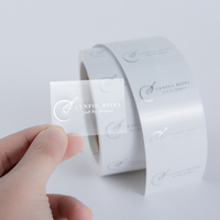 Impression personnalisée vinyle étanche soins de la peau feuille d'or Logo estampillé bouteille étiquette autocollant vinyle autocollant rouleau