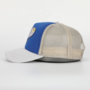 الجملة مخصص 5 لوحة عالية الجودة رجل رغوة شبكة قبعة سائق الشاحنة ، قصيرة بيل المطبوعة شعار Gorras كاب - Product Image 4