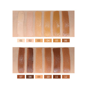 รองพื้นแบบน้ำสำหรับการค้าข้ามพรมแดน ผลิตตามสั่งจำนวนน้อย รับผลิตแบบ OEM สำหรับการค้าต่างประเทศ ยุโรป สหรัฐอเมริกา เครื่องสำอาง คอนซีลเลอร์เนื้อบางเบา ปกปิดปกติ - Product Image 3