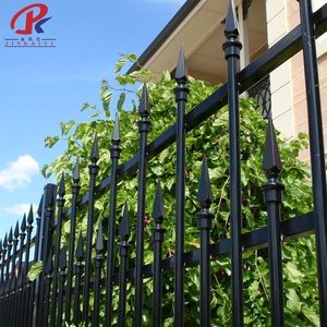 Plaque de clôture en acier galvanisé moderne haute résistance, clôture en métal forgé à vendre, clôture de jardin en acier antirouille et sécurisée - Product Image 1