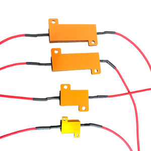 Lampu LED Otomotif Hyper Flash Sein 20W/50W 6RJ/8RJ 10W 39RJ Kabel Resistor Emas Dengan Klip Kabel Cepat - Product Image 4