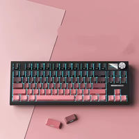 Clavier mécanique Langtu LT84 à touches interchangeables à chaud, clavier filaire pour PC, touches imprimées sur le côté