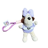 Porte-clés de sac ou de voiture en peluche Lady Boss Pug, mignon et tendance, emballé individuellement, petit accessoire, options de cadeaux en gros