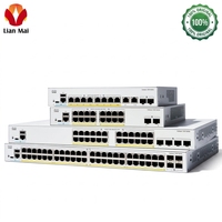Commutateur de bureau géré Cisco Catalyst 1200 C1200-24P-4G 24 ports Gigabit PoE L2, neuf et scellé