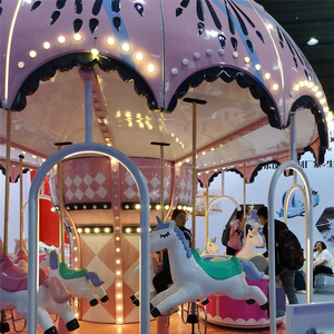 CE Certified <b>Carousel</b> Rides Merry Go Round Rides Factory Direct for Amusement Park Shopping Mall - Product Image 2
