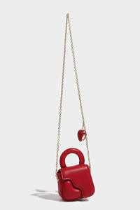 Bolso de mujer Chain Love 2024 nueva tendencia de moda textura de alta calidad Mini bolso de mano cruzado diagonal de un solo hombro - Product Image 3