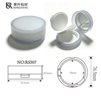 Étui compact rond vide personnalisé de qualité supérieure pour fond de teint coussin d'air, emballage cosmétique pour marques de beauté