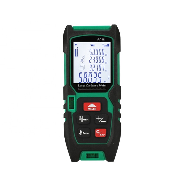 High Precision Compact 100M Laser Distance Meter Handheld Industrial Grade Waterproof Laser Distance Meter