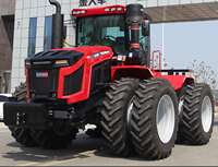 En stock, Tracteur multifonctionnel Dafeng 4404 Gold 440 CV avec rotoculteur agricole à quatre roues motrices pour serres