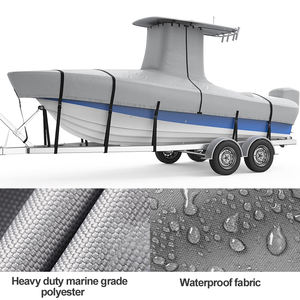 Housse de bateau robuste en polyester marin 600D imperméable, protection solaire UV et <span class=keywords><strong>pluie</strong></span> pour l'extérieur - Product Image 3