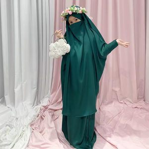 Abbigliamento islamico per ragazze all'ingrosso set abiti Abaya musulmani per bambini stile mediorientale e turco per gli Stati Uniti - Product Image 5