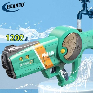 ปืนฉีดน้ำอัตโนมัติ Songkran Soak Green รุ่น Unisex ความจุขนาดใหญ่ 1200 มล. สำหรับสระว่ายน้ำ ปืนฉีดน้ำไฟฟ้าสำหรับผู้ใหญ่ - Product Image 4