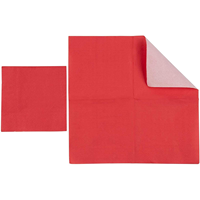 Serviettes en papier Airlaid jetables 2 plis, effet lin, pliage de poche, impression personnalisée du logo et de la taille, prix fabricant
