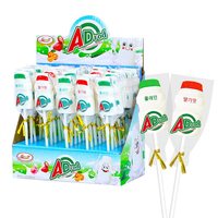 Bonbons en gros d'usine, sucettes dures, saveur fraise originale, sans gras, vitamine C, collation sucrée pour enfants