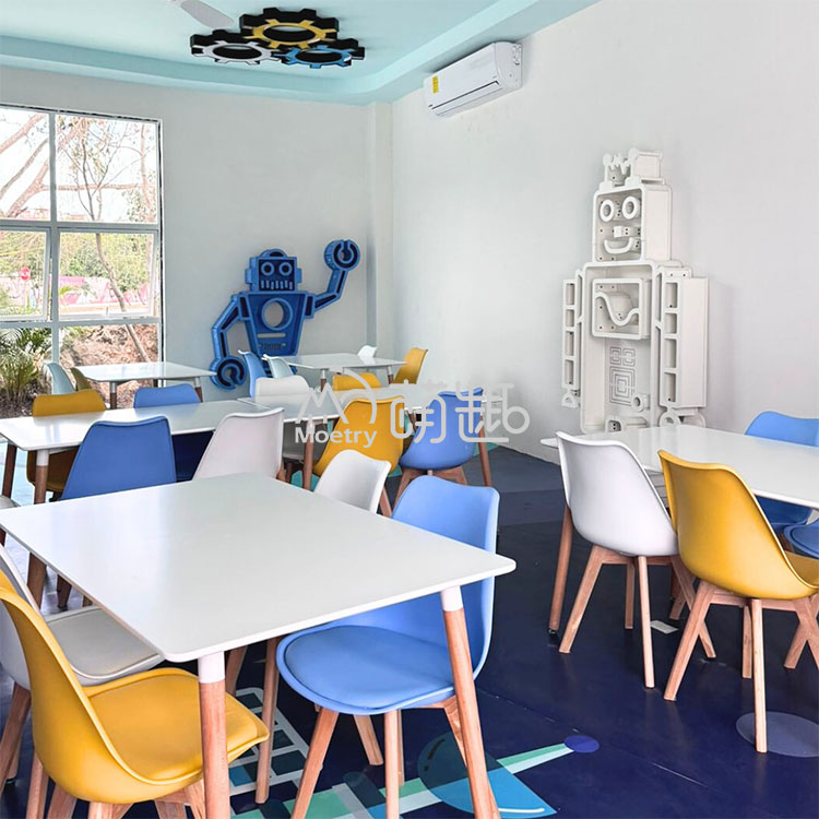 preschool kids science room setup