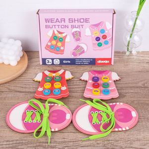 Juguete Educativo de Enhebrado con Hilos de Colores, Desarrolla la Imaginación, Tarjetas de Enhebrado, Juego de Secuencia - Product Image 5