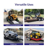 Remolque de Plataforma Baja de 2 Ejes y 2500 kg para Transporte de Autos de Carreras, de Acero (Aluminio Personalizable), para Autos Deportivos, Modelo 2026, en Venta