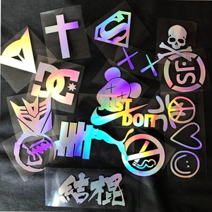 Holographic <strong>Sticker</strong> Die Cut Transfer Foil <strong>Sticker</strong> Custom Laser <strong>Vinyl</strong> <strong>Adhesive</strong> Label Printing Cosmetic Waterproof <strong>Strong</strong> <strong>Adhesive</strong> - Product Image 2