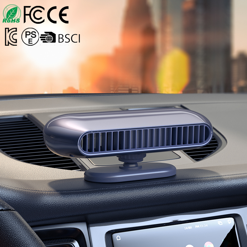 Перезаряжаемый плоский Автомобильный USB-вентилятор, автомобильный беспроводной мини-вентилятор, оригинальный поставщик