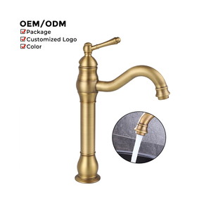 Nuovo Arrivo: <span class=keywords><strong>Rubinetto</strong></span> per <span class=keywords><strong>Lavabo</strong></span> <span class=keywords><strong>Alto</strong></span> a Leva Singola in Ottone Anticato, <span class=keywords><strong>Rubinetto</strong></span> per <span class=keywords><strong>Lavabo</strong></span> in Bronzo - Product Image 1