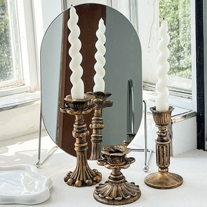 Candelabro Dorado Clásico Francés, Decoración Retro Europea, Accesorios para Fotografía, Decoraciones para Bodas, Nuevo Candelabro - Product Image 4